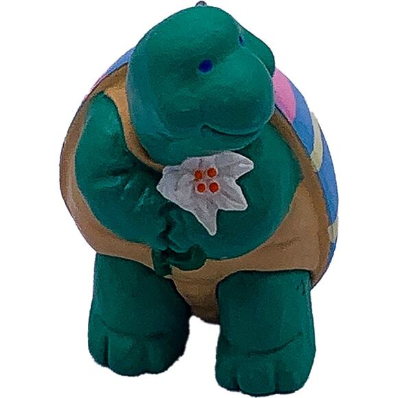 1993 Hallmark Keepsake Easter Collection Best-Dressed Turtle Ornament in Box - Picture 7 of 7